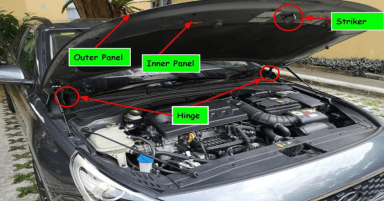 car engine hood